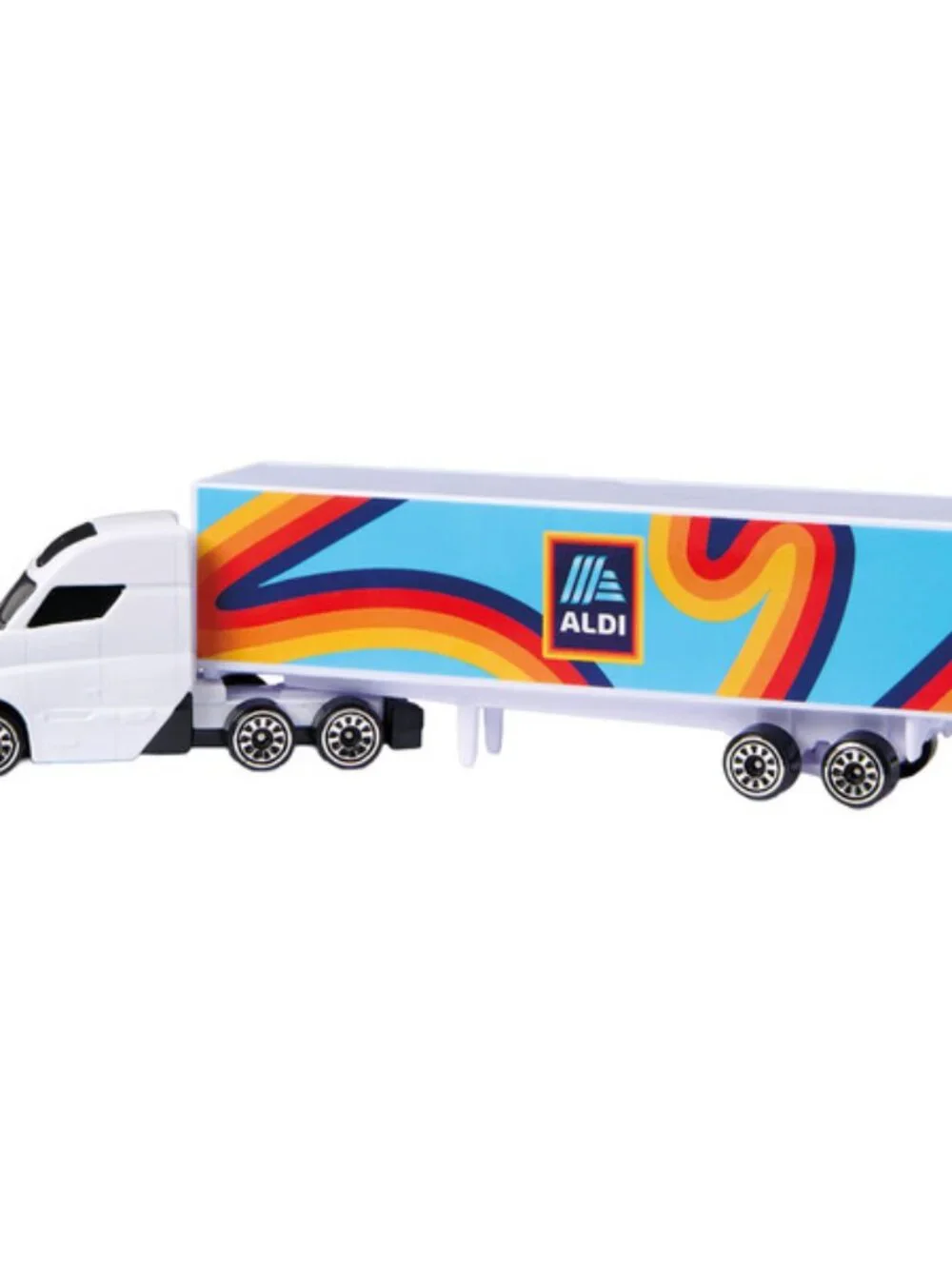 Aldi 50th Birthday Store Light Up! Balloon Arch + Aldi Die Cast US Truck, NEW